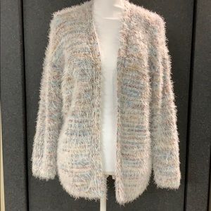 Altar’d state fuzzy cardigan multicolored Medium